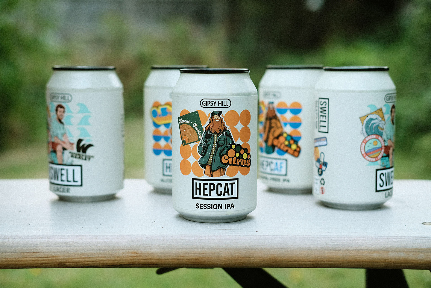 Sunrise Brewery can lineup, image 2